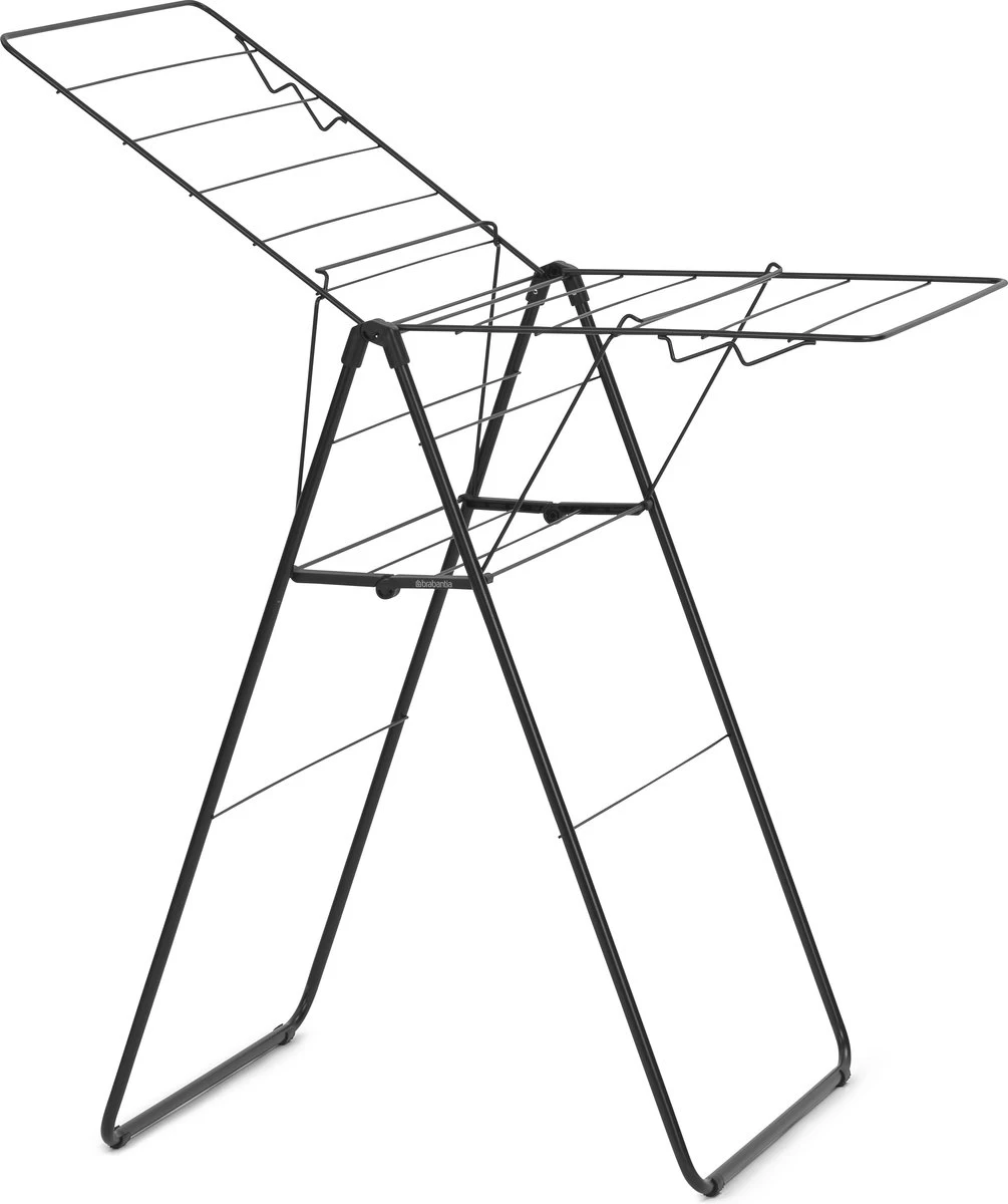 Brabantia HangOn Droogrek Inklapbaar - 15 Meter - Matt Black 4 Brabantia HangOn Droogrek Inklapbaar - 15 Meter - Matt Black - Afbeelding 2