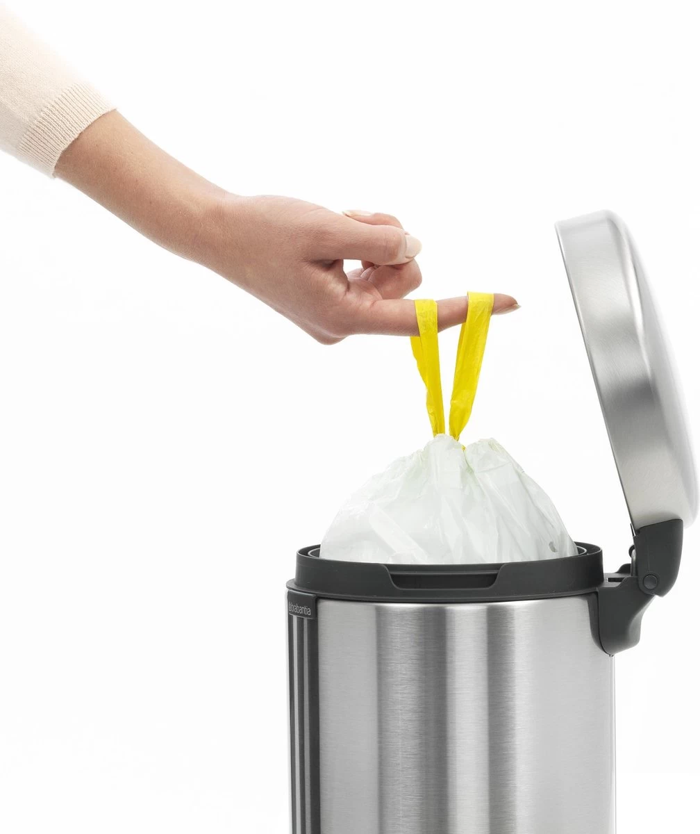 Brabantia NewIcon Prullenbak - 3 L - Matt Steel Fingerprint Proof 7 Brabantia NewIcon Prullenbak - 3 L - Matt Steel Fingerprint Proof - Afbeelding 5