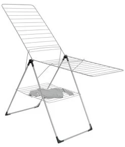 Brabantia Droogrek Inklapbaar T Model - 20 M - Metallic Grey 25 Brabantia Droogrek Inklapbaar T Model - 20 M - Metallic Grey -Brabantia 1025x1200