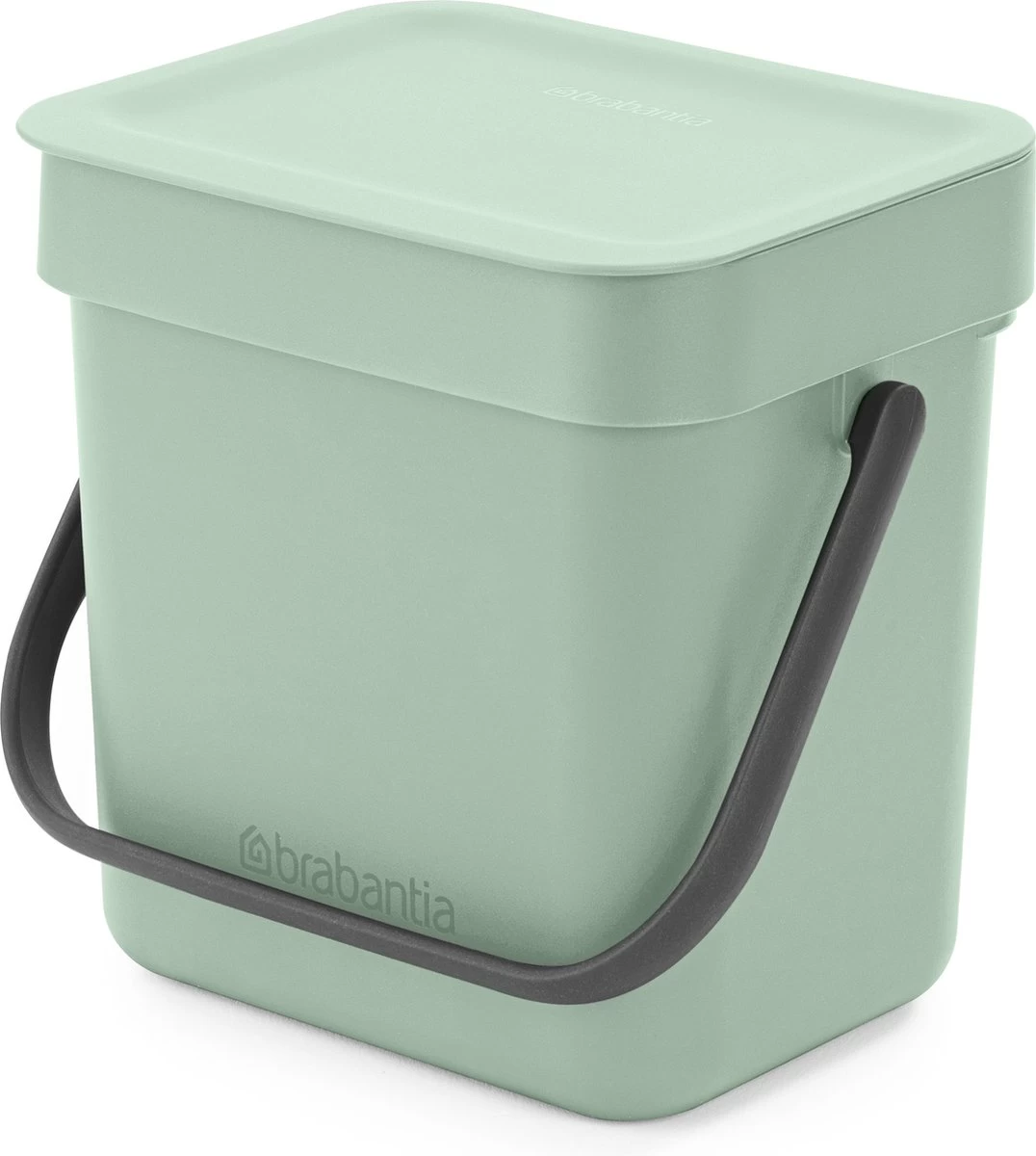 Brabantia Sort & Go Aanrecht Afvalbakje - 3 L - Jade Green 3 Brabantia Sort & Go Aanrecht Afvalbakje - 3 L - Jade Green