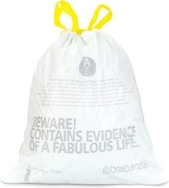 Brabantia PerfectFit Afvalzak Met Trekbandsluiting - 3 L - Code A - 20 Stuks -Brabantia 1082x1200