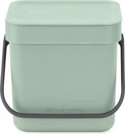 Brabantia Sort & Go Aanrecht Afvalbakje - 3 L - Jade Green 21 Brabantia Sort & Go Aanrecht Afvalbakje - 3 L - Jade Green -Brabantia 1125x1200