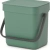 Brabantia Sort & Go Aanrecht Afvalbakje - 3 L - Fir Green 2 Brabantia Sort & Go Aanrecht Afvalbakje - 3 L - Fir Green -Brabantia 1126x1200