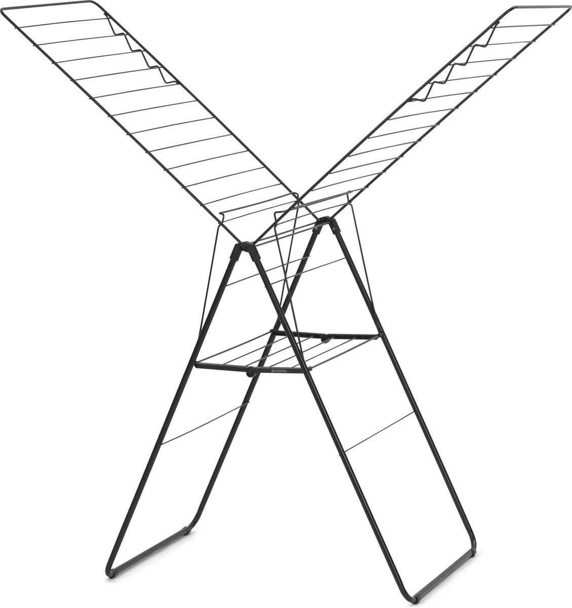 Brabantia HangOn Droogrek Inklapbaar - 25 Meter - Matt Black 16 Brabantia HangOn Droogrek Inklapbaar - 25 Meter - Matt Black - Afbeelding 14