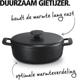 Brabantia The Dutch Braadpan - Matt Black - 28 Cm - Gietijzer 17 Brabantia The Dutch Braadpan - Matt Black - 28 Cm - Gietijzer -Brabantia 1143x1200