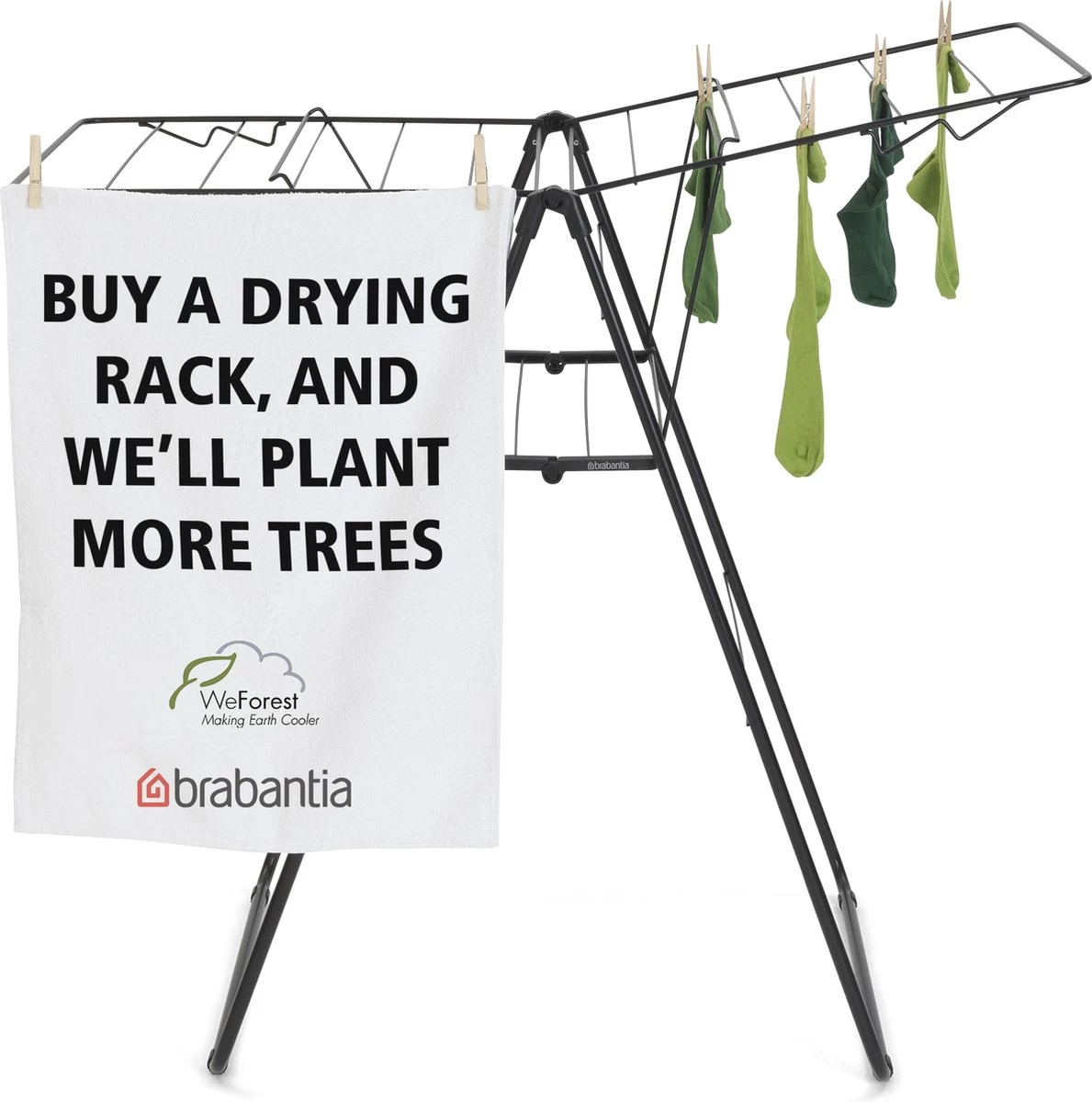 Brabantia HangOn Droogrek Inklapbaar - 15 Meter - Matt Black 18 Brabantia HangOn Droogrek Inklapbaar - 15 Meter - Matt Black - Afbeelding 16