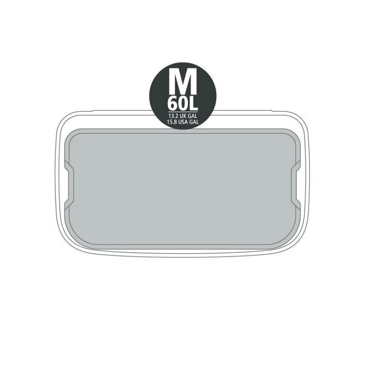 Brabantia Bo Prullenbak - 60 L - Matt Black 9 Brabantia Bo Prullenbak - 60 L - Matt Black - Afbeelding 7