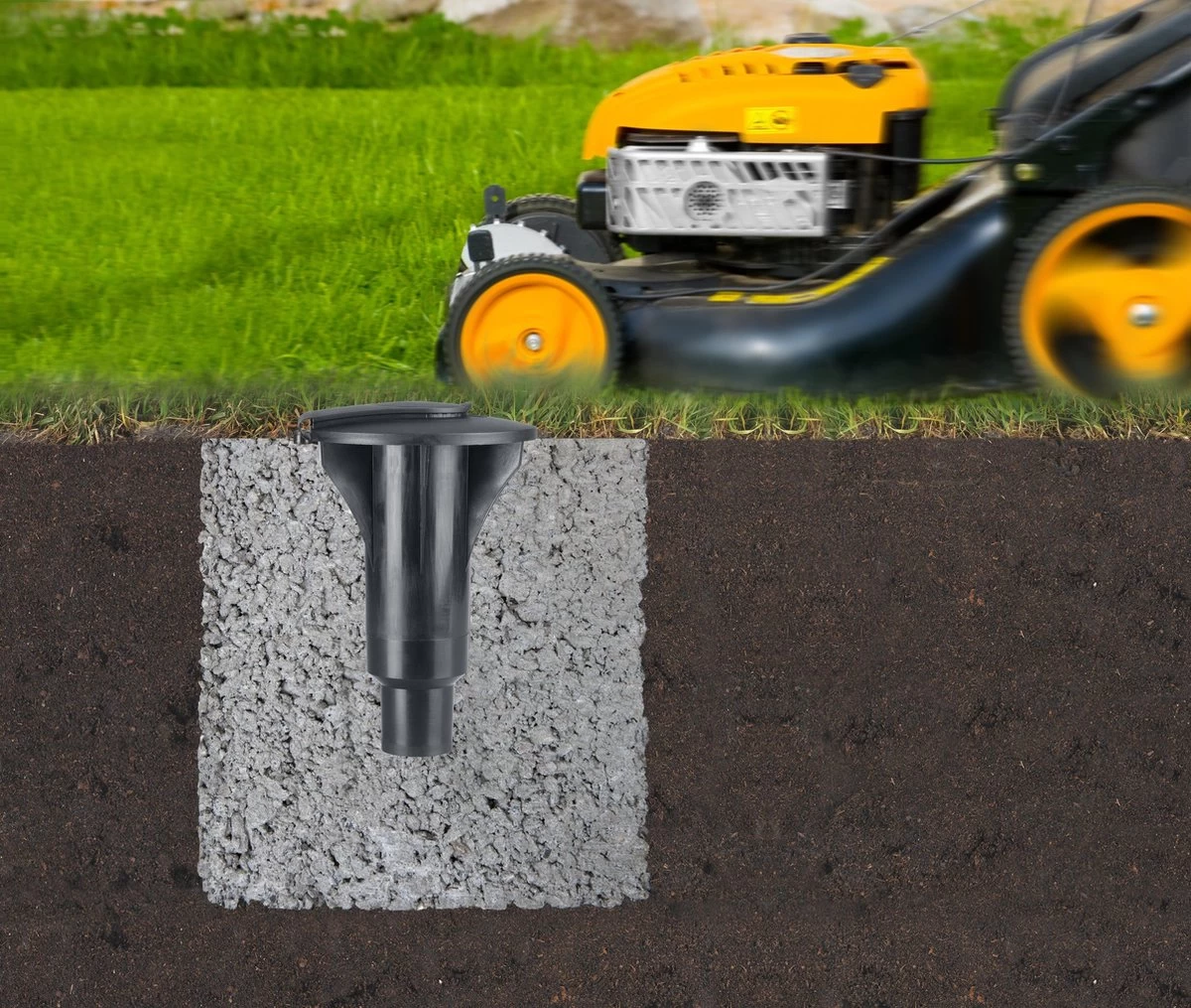 Brabantia Lift-o-Matic Advance Droogmolen Met Kunststof Betonanker, Beschermhoes En Wasknijpertasje - 50 M - Zilvergrijs 13 Brabantia Lift-o-Matic Advance Droogmolen Met Kunststof Betonanker, Beschermhoes En Wasknijpertasje - 50 M - Zilvergrijs - Afbeelding 11