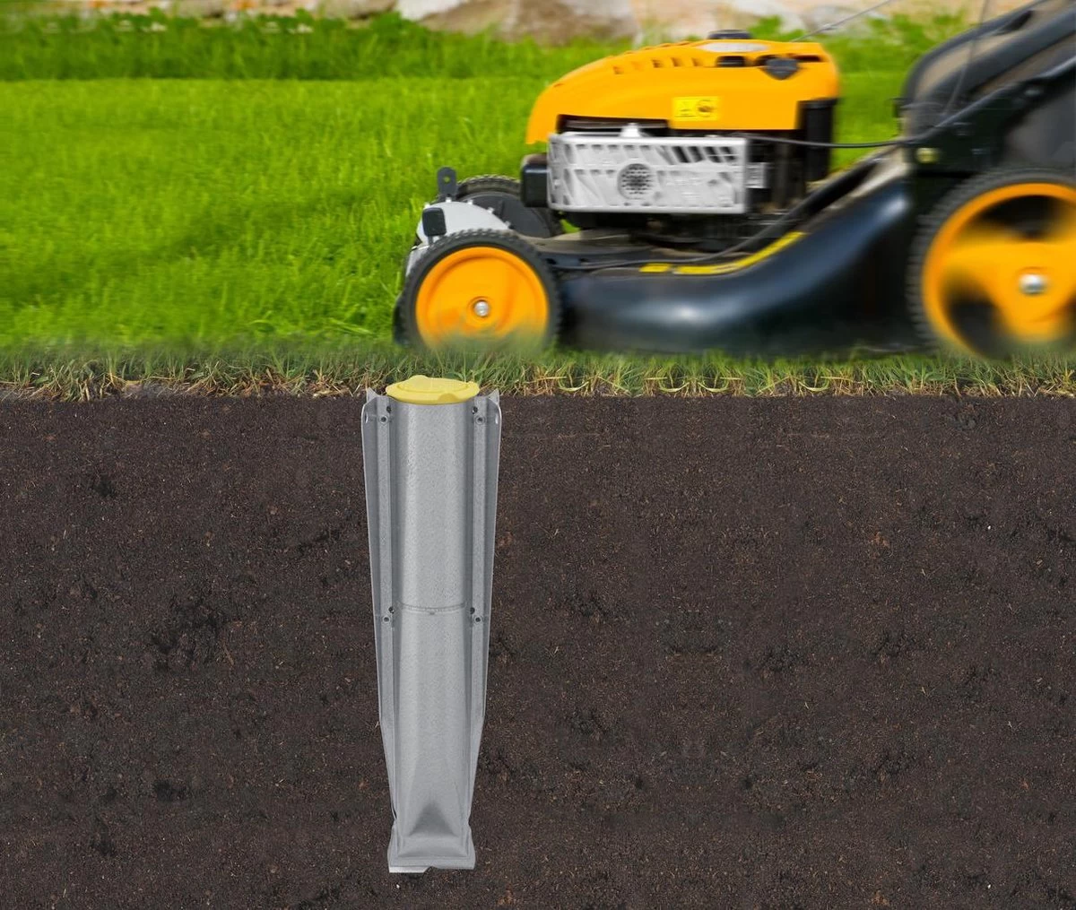 Brabantia Lift-O-Matic Advance Droogmolen Met Grondanker, Beschermhoes En Wasknijpertasje - 50 M - Metallic Grey 14 Brabantia Lift-O-Matic Advance Droogmolen Met Grondanker, Beschermhoes En Wasknijpertasje - 50 M - Metallic Grey - Afbeelding 12