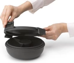 Brabantia Make & Take Salade Lunchbox - 1,3 L - Kunststof - Dark Grey -Brabantia 1200x1016 1