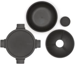 Brabantia Make & Take Salade Lunchbox - 1,3 L - Kunststof - Dark Grey -Brabantia 1200x1035 3