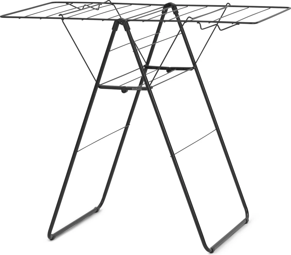 Brabantia HangOn Droogrek Inklapbaar - 15 Meter - Matt Black 3 Brabantia HangOn Droogrek Inklapbaar - 15 Meter - Matt Black