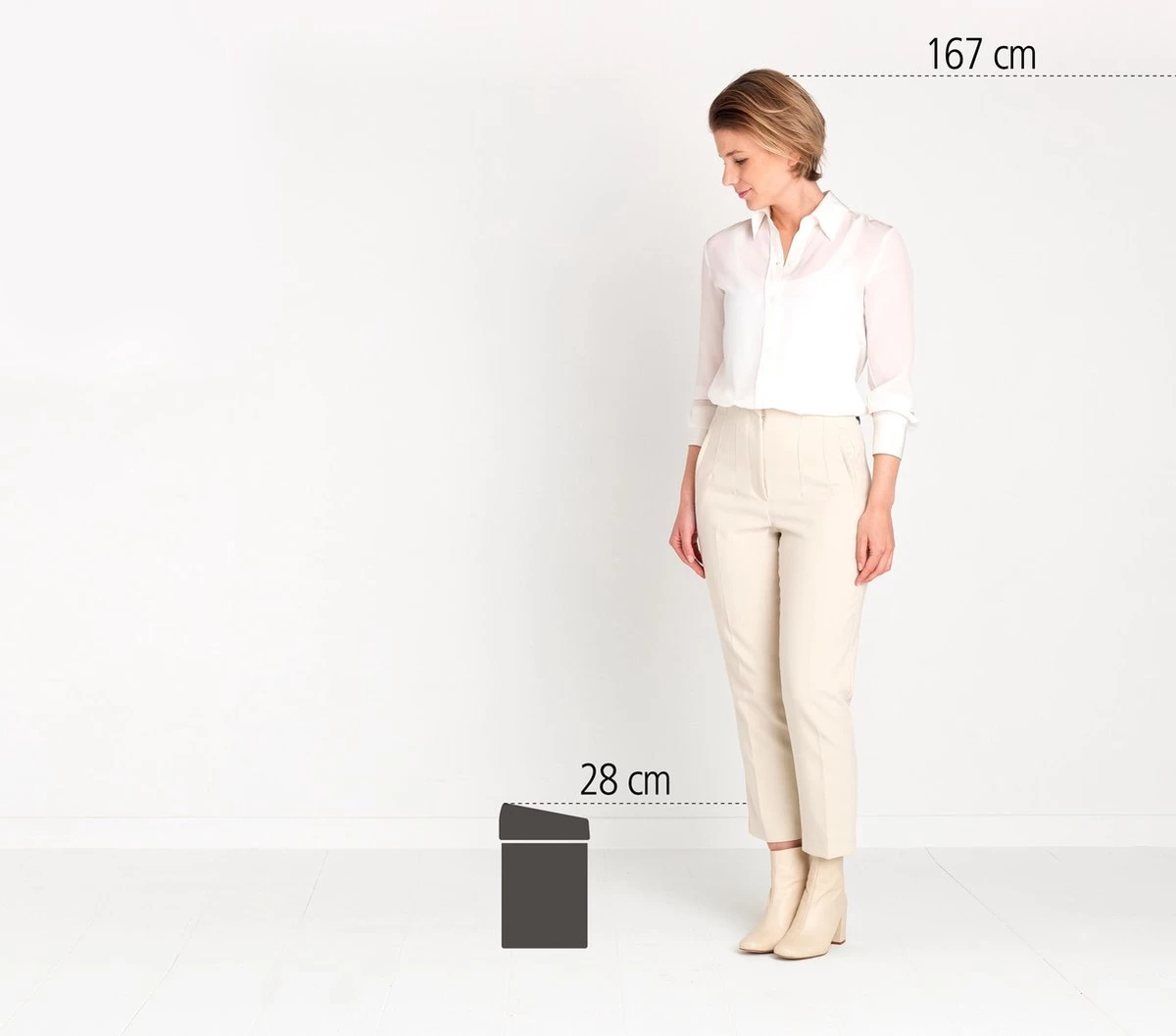 Brabantia Touch Bin Prullenbak - 3 L - Matt Steel 11 Brabantia Touch Bin Prullenbak - 3 L - Matt Steel - Afbeelding 9