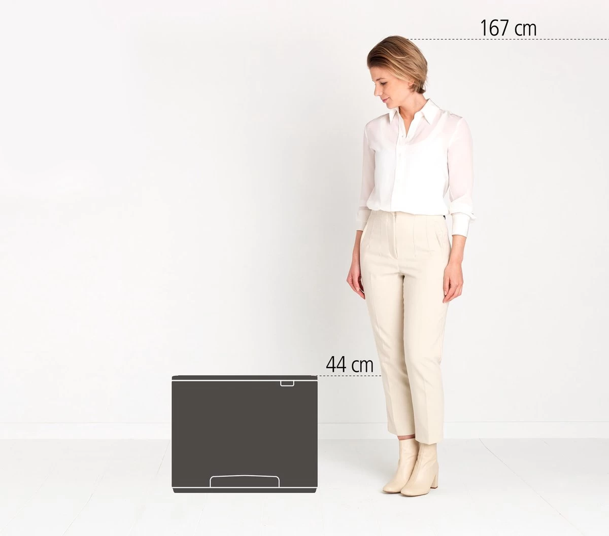 Brabantia Bo Prullenbak - 11 + 23 L - Matt Black 13 Brabantia Bo Prullenbak - 11 + 23 L - Matt Black - Afbeelding 11