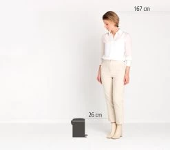 Brabantia NewIcon Prullenbak - 3 L - Matt Steel -Brabantia 1200x1064 12