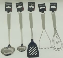 Brabantia Keuken Set - Essential Line - Wit - 5 Delig