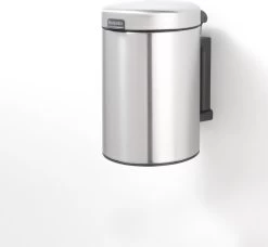 Brabantia NewIcon Wandprullenbak - 3 L - Matt Steel 23 Brabantia NewIcon Wandprullenbak - 3 L - Matt Steel -Brabantia 1200x1106 2