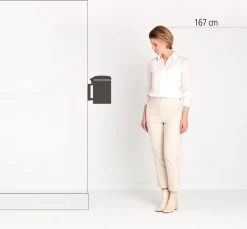 Brabantia NewIcon Wandafvalemmer - 3 L - Platinum -Brabantia 1200x1111 2