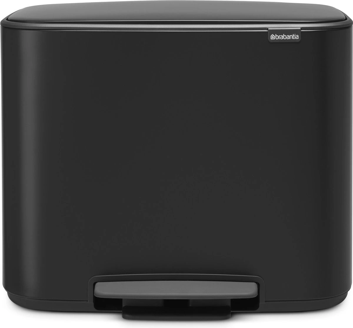 Brabantia Bo Prullenbak - 11 + 23 L - Matt Black 3 Brabantia Bo Prullenbak - 11 + 23 L - Matt Black