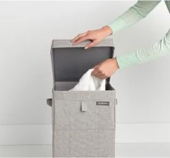 Brabantia Wasmand Met Deksel - Stapelbaar - 35 L - Grey 25 Brabantia Wasmand Met Deksel - Stapelbaar - 35 L - Grey -Brabantia 1200x1112 2