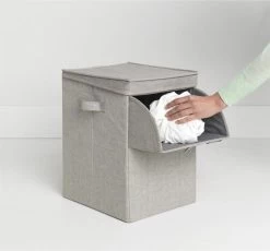 Brabantia Wasmand Met Deksel - Stapelbaar - 35 L - Grey 19 Brabantia Wasmand Met Deksel - Stapelbaar - 35 L - Grey -Brabantia 1200x1118 1