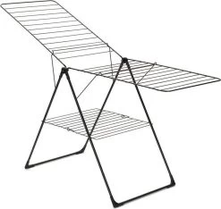 Brabantia Droogrek Inklapbaar T Model - Met Wasknijpertasje - 20 M - Matt Black -Brabantia 1200x1137 3