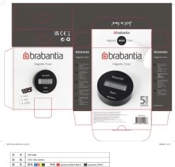 Brabantia Tasty+ Kookwekker - Met Magneet - Dark Grey -Brabantia 1200x1146