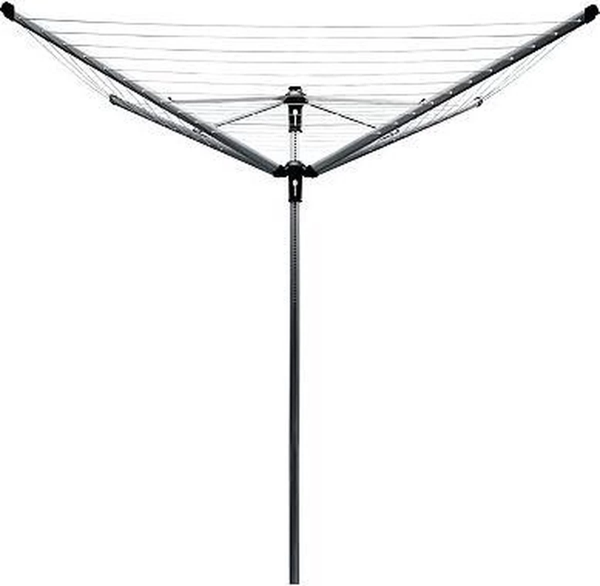 Brabantia Lift-O-Matic Advance Droogmolen Met Kunststof Betonanker, Beschermhoes En Wasknijpertasje - 60 M - Metallic Grey 18 Brabantia Lift-O-Matic Advance Droogmolen Met Kunststof Betonanker, Beschermhoes En Wasknijpertasje - 60 M - Metallic Grey - Afbeelding 16