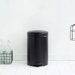 Brabantia NewIcon Prullenbak - 20 L - Matt Black -Brabantia 1200x1190