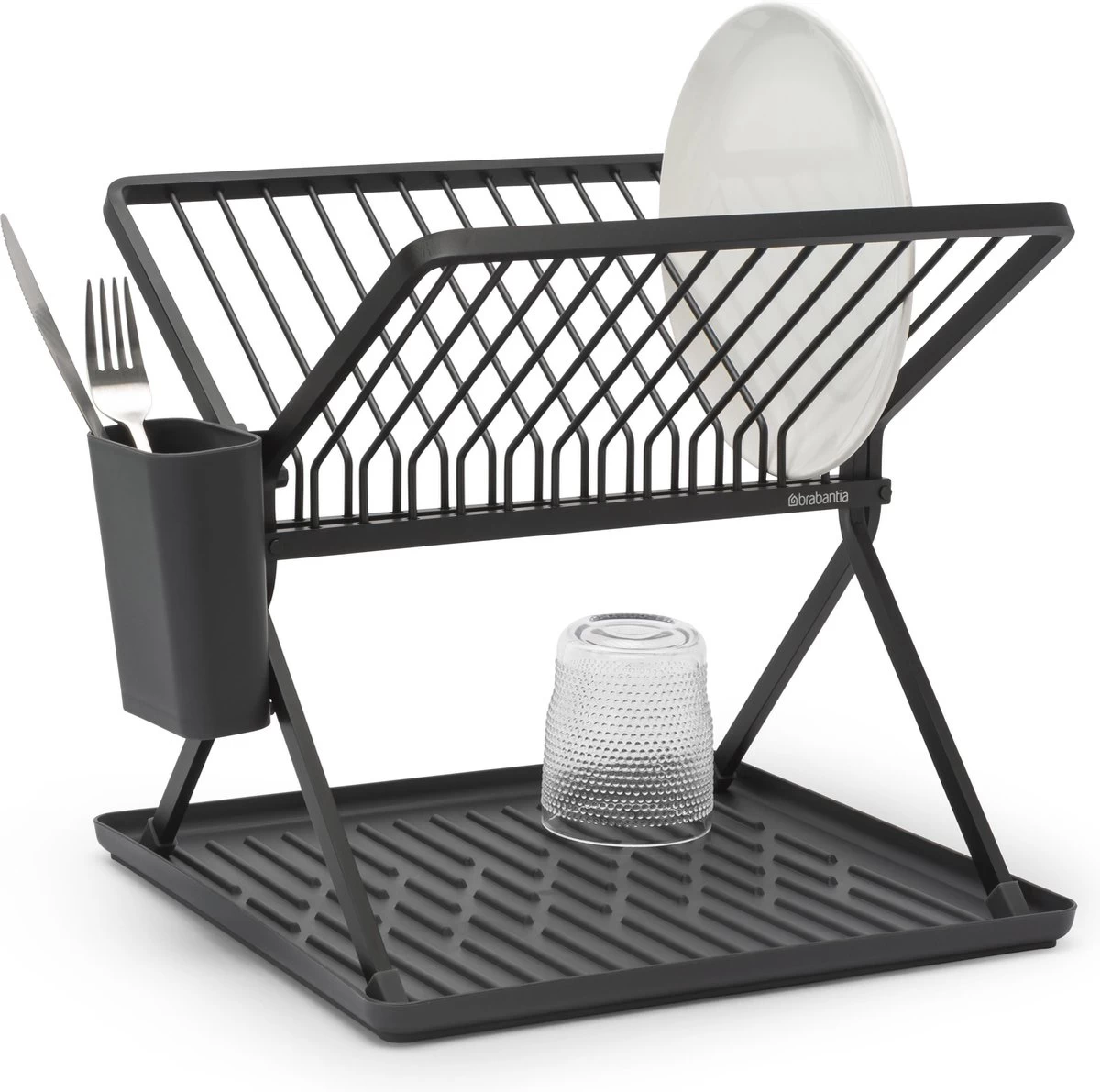 Brabantia SinkSide Afdruiprek - Inklapbaar - Compact - Dark Grey 6 Brabantia SinkSide Afdruiprek - Inklapbaar - Compact - Dark Grey - Afbeelding 4