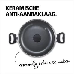 BRABANTIA INDU+ Hapjespan - Keramische Antiaanbaklaag - Met Deksel - Ø 28 Cm - Inductie - Pfas Vrij -Brabantia 1200x1200 124