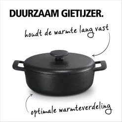 Brabantia The Dutch Braadpan - Matt Black - 28 Cm - Gietijzer 15 Brabantia The Dutch Braadpan - Matt Black - 28 Cm - Gietijzer -Brabantia 1200x1200 148
