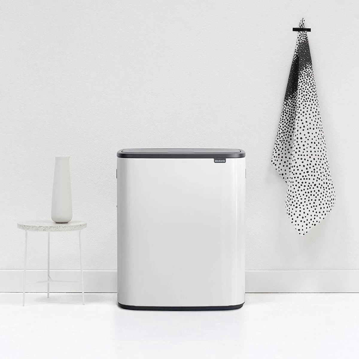 Brabantia Bo Touch Bin Prullenbak - 2 X 30 L - White 17 Brabantia Bo Touch Bin Prullenbak - 2 X 30 L - White - Afbeelding 15