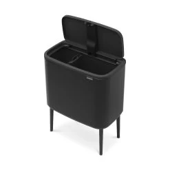 Brabantia Bo Touch Bin 11+23 Liter - Mat Zwart - -Brabantia 1200x1200 191