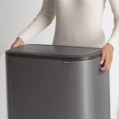 Brabantia Bo Touch Bin Prullenbak - 2 X 30 L - Platinum -Brabantia 1200x1200 196