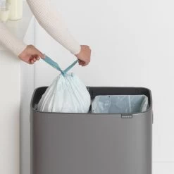 Brabantia Bo Touch Bin Prullenbak - 2 X 30 L - Platinum -Brabantia 1200x1200 197
