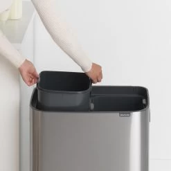 Brabantia Bo Touch Bin Prullenbak - 2 X 30 L - Matt Steel Fingerprint Proof -Brabantia 1200x1200 199