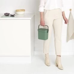 Brabantia Sort & Go Aanrecht Afvalbakje - 3 L - Fir Green -Brabantia 1200x1200 211