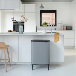 Brabantia - Bo Touch Bin Hi 2 X 30 L Mineral C Grey -Brabantia 1200x1200 242
