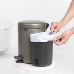 Brabantia NewIcon Prullenbak - 2 X 2 L - Platinum -Brabantia 1200x1200 275