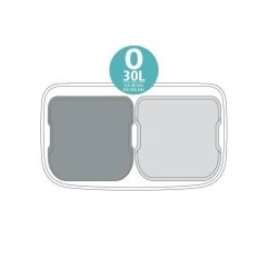 Brabantia Bo Prullenbak - 2 X 30 L - Matt Black -Brabantia 1200x1200 345