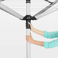 Brabantia Lift-o-Matic Advance Droogmolen Met Kunststof Betonanker, Beschermhoes En Wasknijpertasje - 50 M - Zilvergrijs 33 Brabantia Lift-o-Matic Advance Droogmolen Met Kunststof Betonanker, Beschermhoes En Wasknijpertasje - 50 M - Zilvergrijs -Brabantia 1200x1200 395