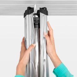 Brabantia Lift-O-Matic Droogmolen Met Grondanker - 60 M - Metallic Grey -Brabantia 1200x1200 411