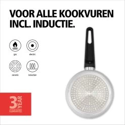 BRABANTIA INDU+ Steelpan Met Deksel - Keramische Antiaanbaklaag - Ø 16 Cm - Inductie - Pfas Vrij -Brabantia 1200x1200 93