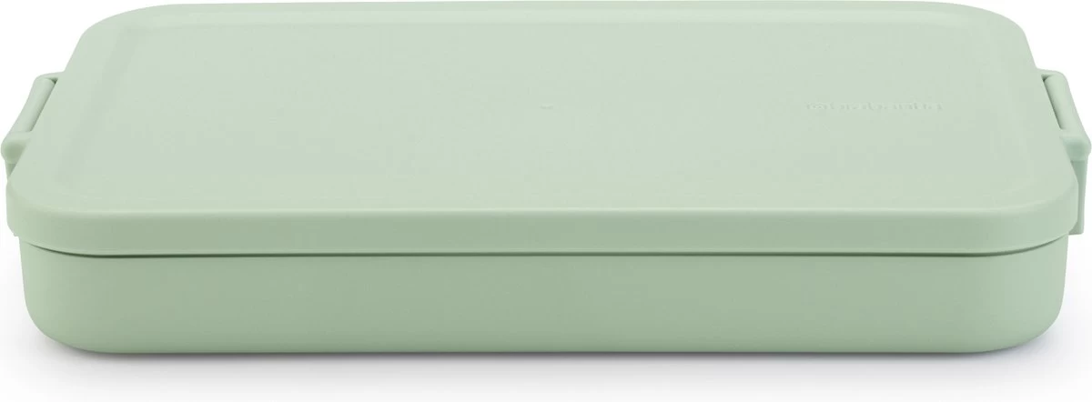 Brabantia Make & Take Lunchbox - Plat - Kunststof - Jade Green 2 Brabantia Make & Take Lunchbox - Plat - Kunststof - Jade Green