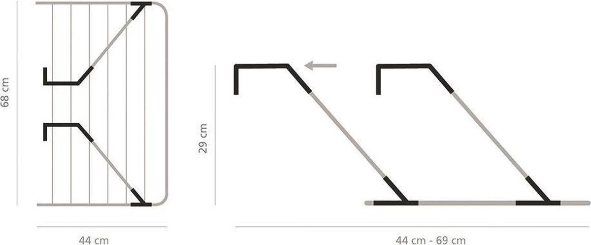 Brabantia Hangend Droogrek - 4.5 M - White 11 Brabantia Hangend Droogrek - 4.5 M - White - Afbeelding 9