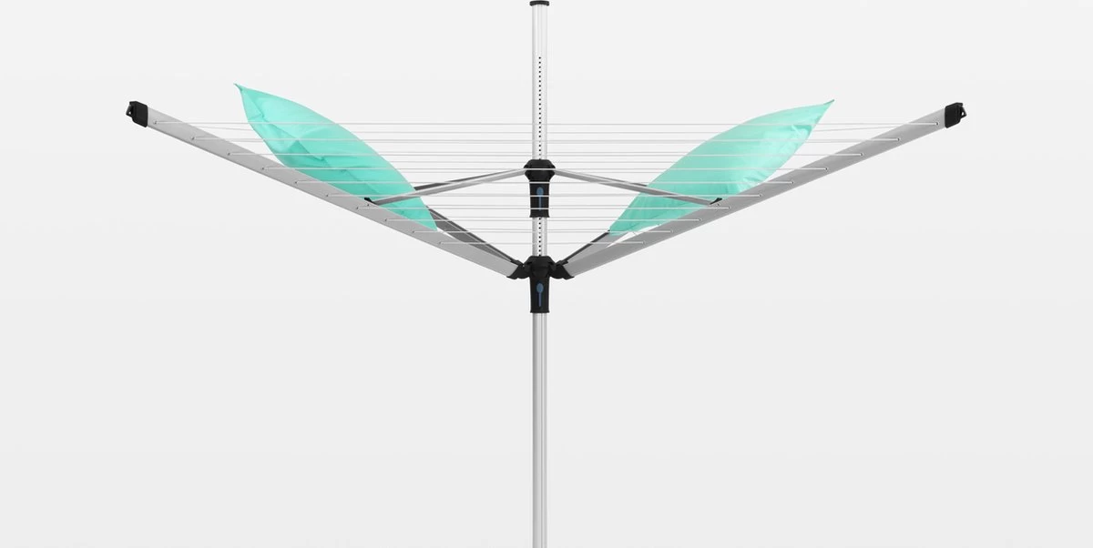 Brabantia Lift-o-Matic Advance Droogmolen Met Kunststof Betonanker, Beschermhoes En Wasknijpertasje - 50 M - Zilvergrijs 17 Brabantia Lift-o-Matic Advance Droogmolen Met Kunststof Betonanker, Beschermhoes En Wasknijpertasje - 50 M - Zilvergrijs - Afbeelding 15