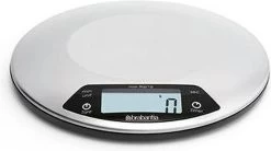 Brabantia Profile Keukenweegschaal - Rond - Met Kookwekker - RVS -Brabantia 1200x670