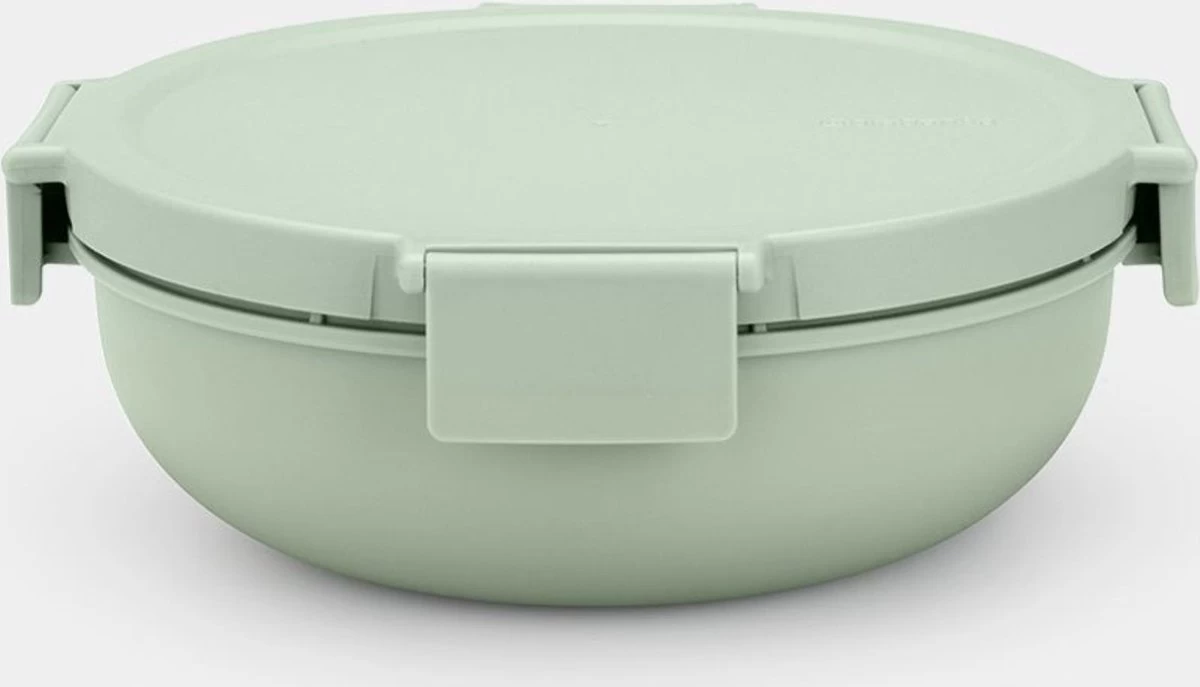 Brabantia Make & Take Salade Lunchbox - 1,3 L - Kunststof - Jade Green 15 Brabantia Make & Take Salade Lunchbox - 1,3 L - Kunststof - Jade Green - Afbeelding 13