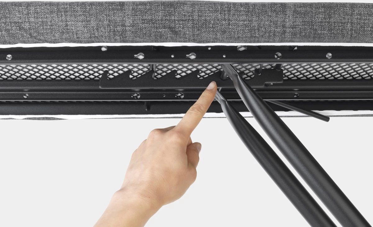 Brabantia Perfect Flow Strijkplank C - Met Stoomunithouder - 124 X 45 Cm - Spring Bubbles 6 Brabantia Perfect Flow Strijkplank C - Met Stoomunithouder - 124 X 45 Cm - Spring Bubbles - Afbeelding 4